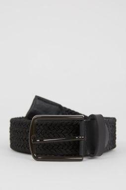 DEFACTO Men's Rectangular Buckle Jean Belt