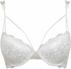 DEFACTO Fall In Love Bridal Lace White Push Up Underwire Bra