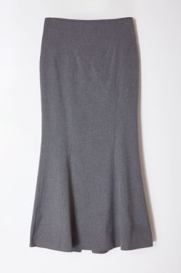 Trendyol Gray Godeli Fish Shape Maxi Length Woven Skirt