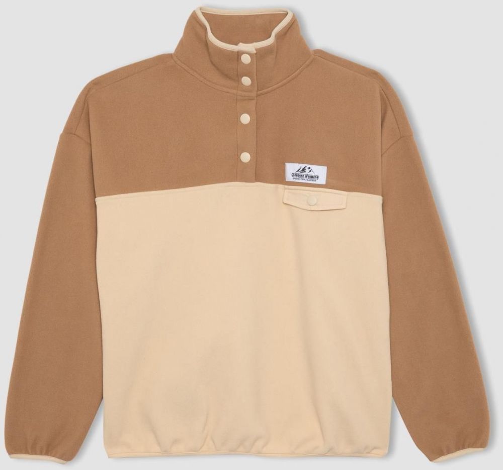 DEFACTO Coool Loose Fit Fleece Sweatshirt