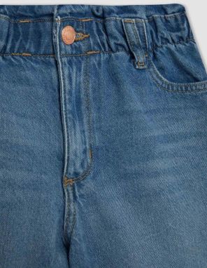 DEFACTO Girl's Paperbag Jean Shorts