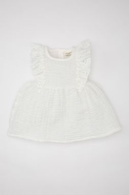DEFACTO Baby Girl Sleeveless Muslin Dress
