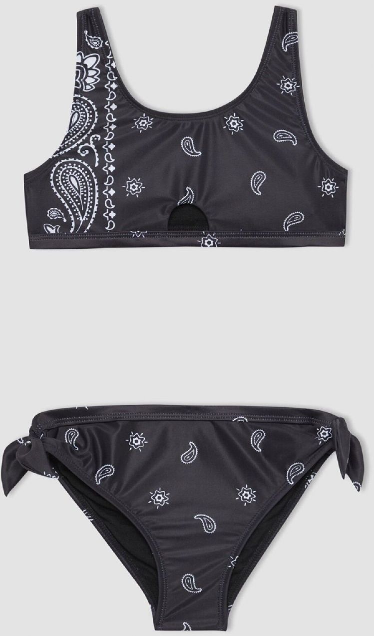 DEFACTO Girl's Patterned Bikini Set