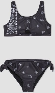 DEFACTO Girl's Patterned Bikini Set