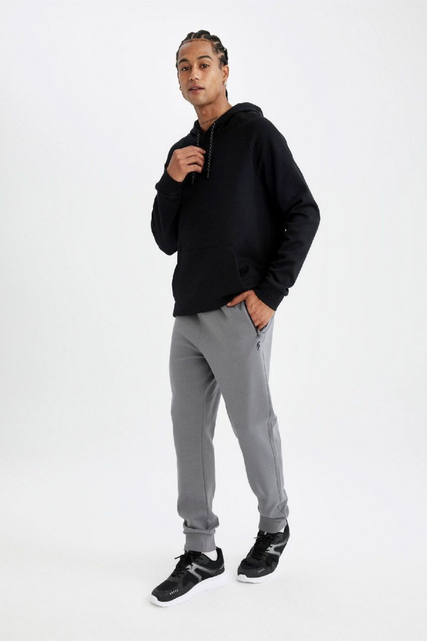 DEFACTO Fit Slim Fit Flexible Leg Sports Jogger Sweatpants
