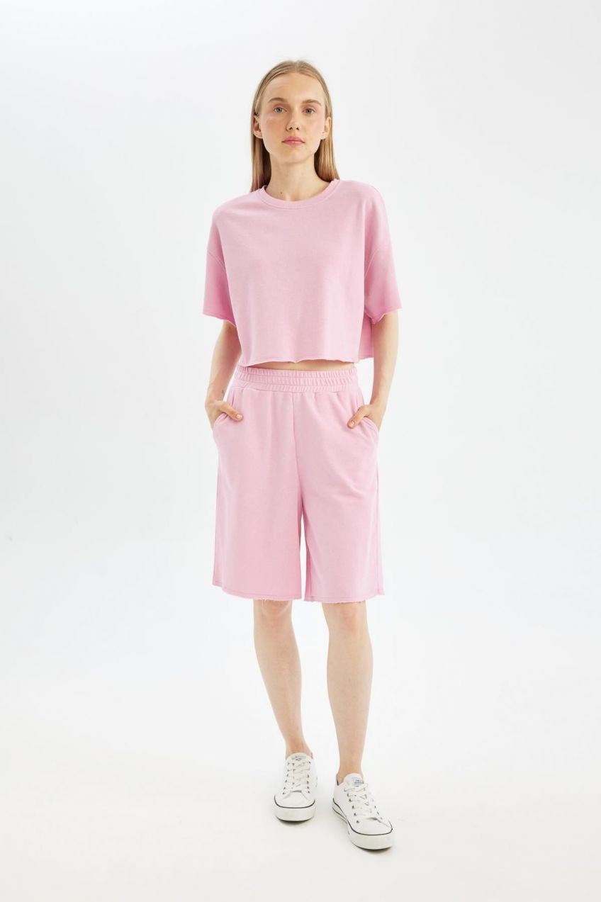 DEFACTO Cool Thick Fabric Shorts