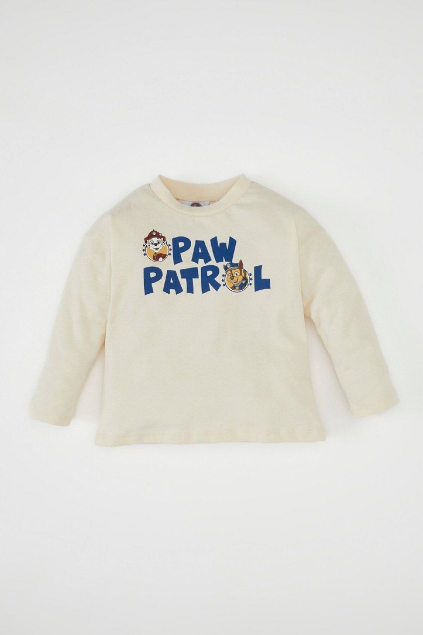 DEFACTO Baby Boy Paw Patrol Crew Neck Long Sleeve T-Shirt