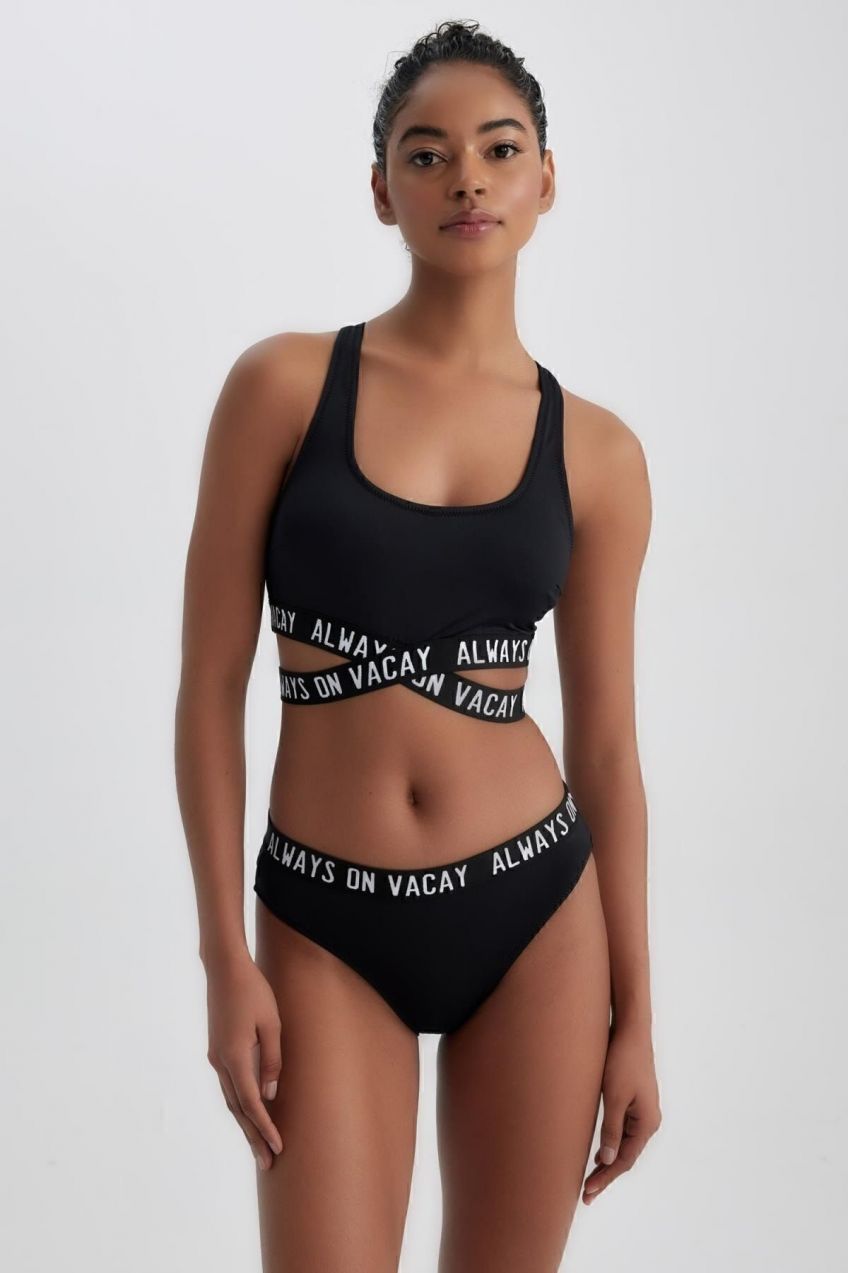 DEFACTO Fall In Love Regular Fit Bikini Bottom