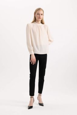 DEFACTO Valentina Cigarette Straight Leg Satin Trousers