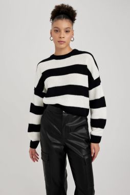 DEFACTO Cool Oversize Fit Crew Neck Knitwear Sweater