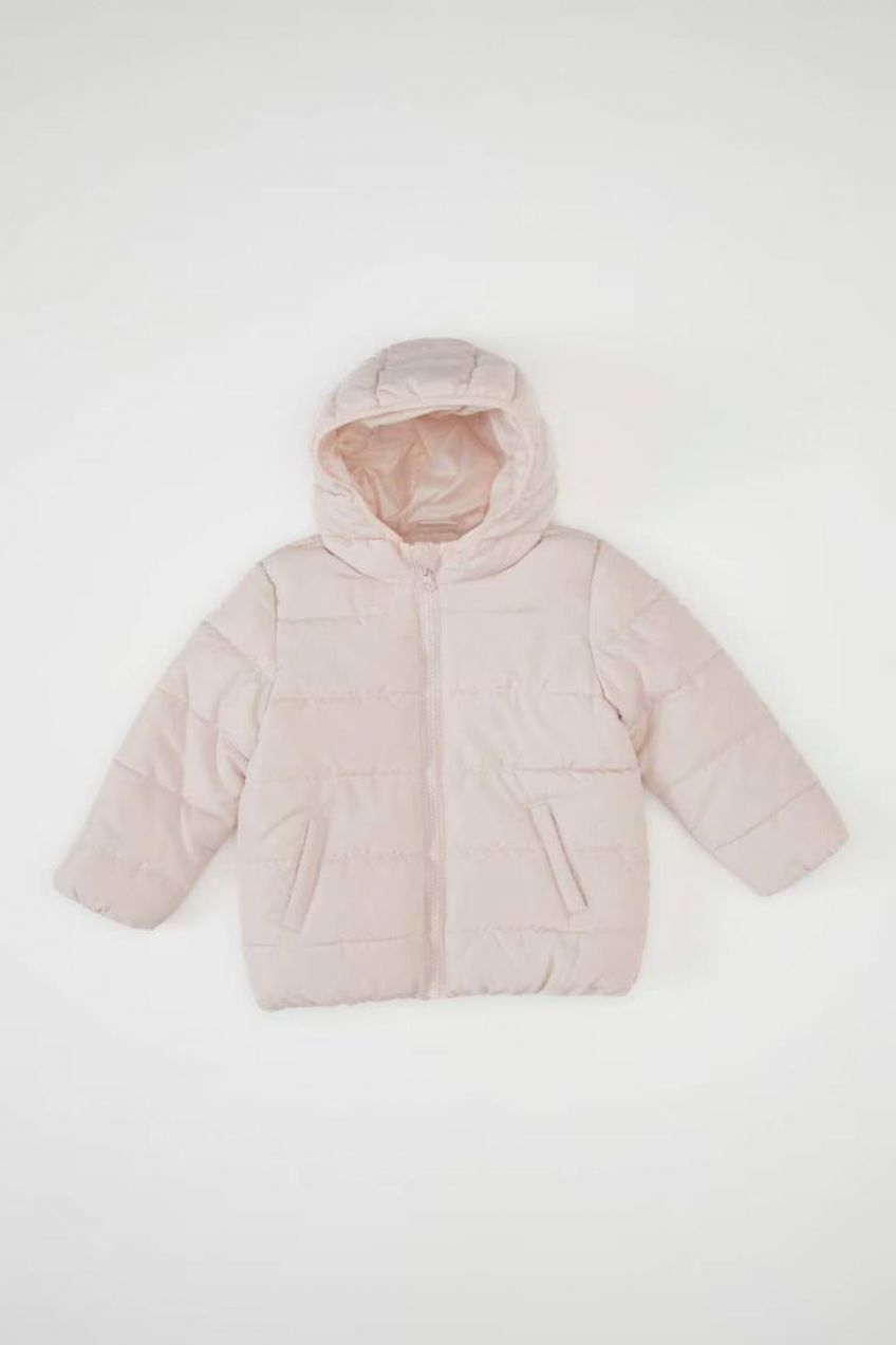 DEFACTO Baby Girl Hooded Puffer Coat
