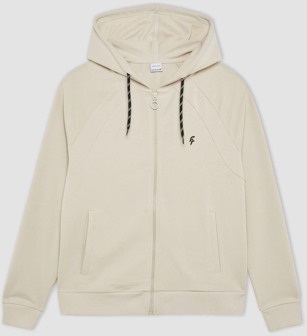 DEFACTO Fit Regular Fit Hooded Zippered Sweatshirt