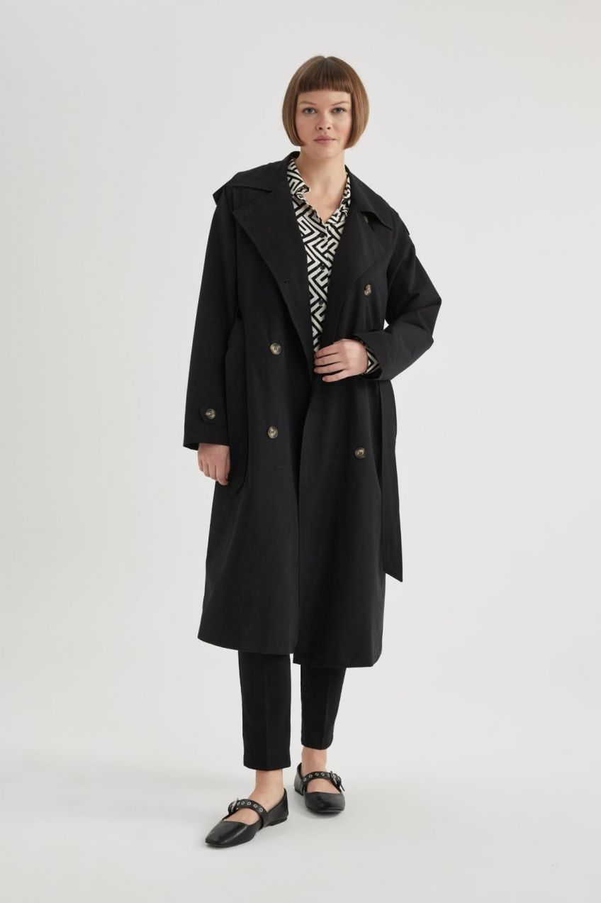 DEFACTO Regular Fit Trench Coat