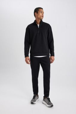 DEFACTO Fit Slim Fit Double Pocket Standard Leg Skuba Diving Fabric Athlete Jogger