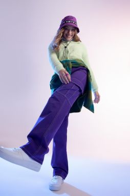 DEFACTO Cool Straight Fit Gabardine Cargo 100% Cotton Trousers