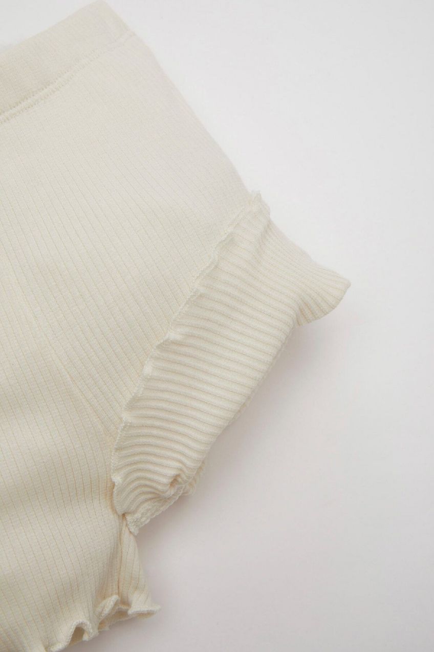 DEFACTO Baby Girl Ribbed Camisole Shorts
