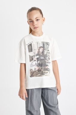 DEFACTO Girls Harry Potter Oversize Fit Short Sleeve T-Shirt