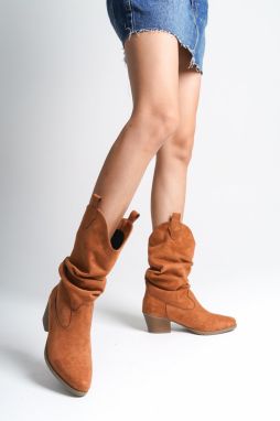 Capone Outfitters Suede Pull-On Women's Cowboy Boots