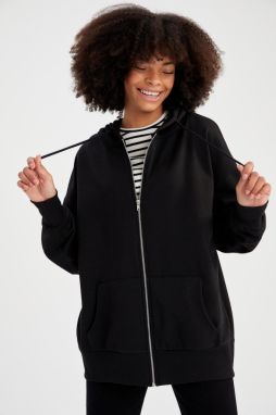 DEFACTO Regular Fit Polo Neck College Cardigan