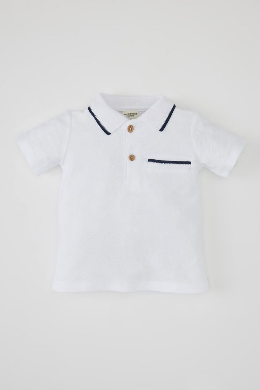 DEFACTO Baby Boy Short Sleeve Polo T-Shirt