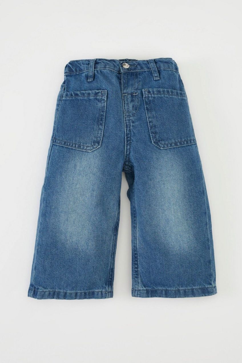 DEFACTO Baby Girl Elastic Banded Leg Jean Pants