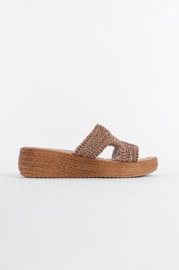 Capone Outfitters Women's Wedge Heel Knitwear Slippers