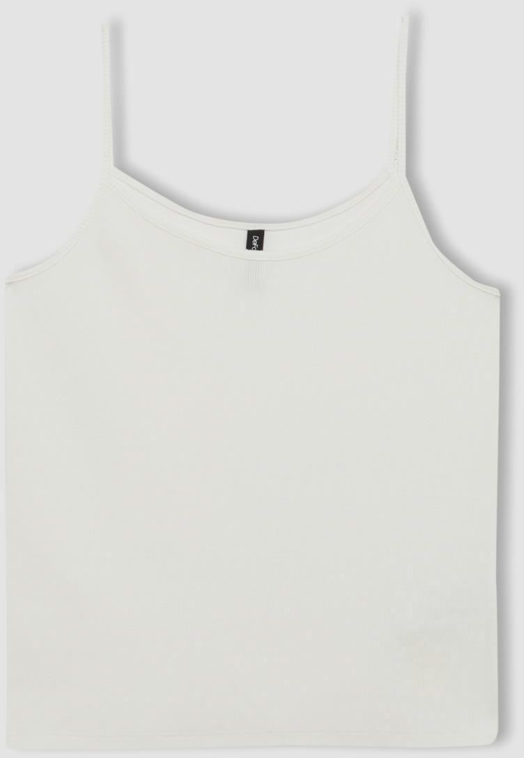DEFACTO Regular Fit Crew Neck Ribbed Camisole Athlete