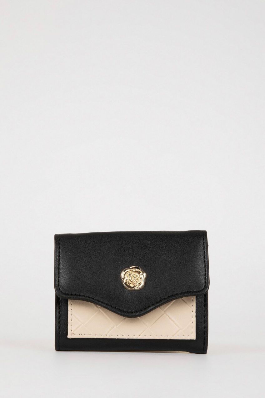 DEFACTO Women's Faux Leather Wallet
