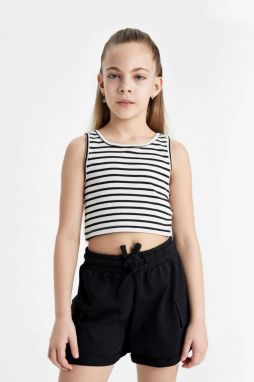 DEFACTO Girls' Crew Neck Undershirt