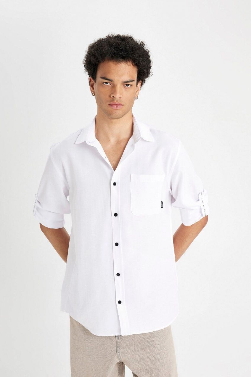 DEFACTO Regular Fit Long Sleeve Shirt