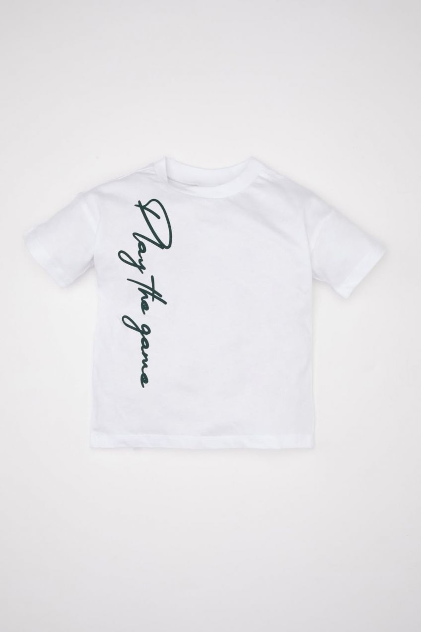 DEFACTO Baby Boy Printed Short Sleeve T-Shirt