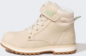 DEFACTO Girl's Velcro Velcro Serrated Sole Faux Leather Boots