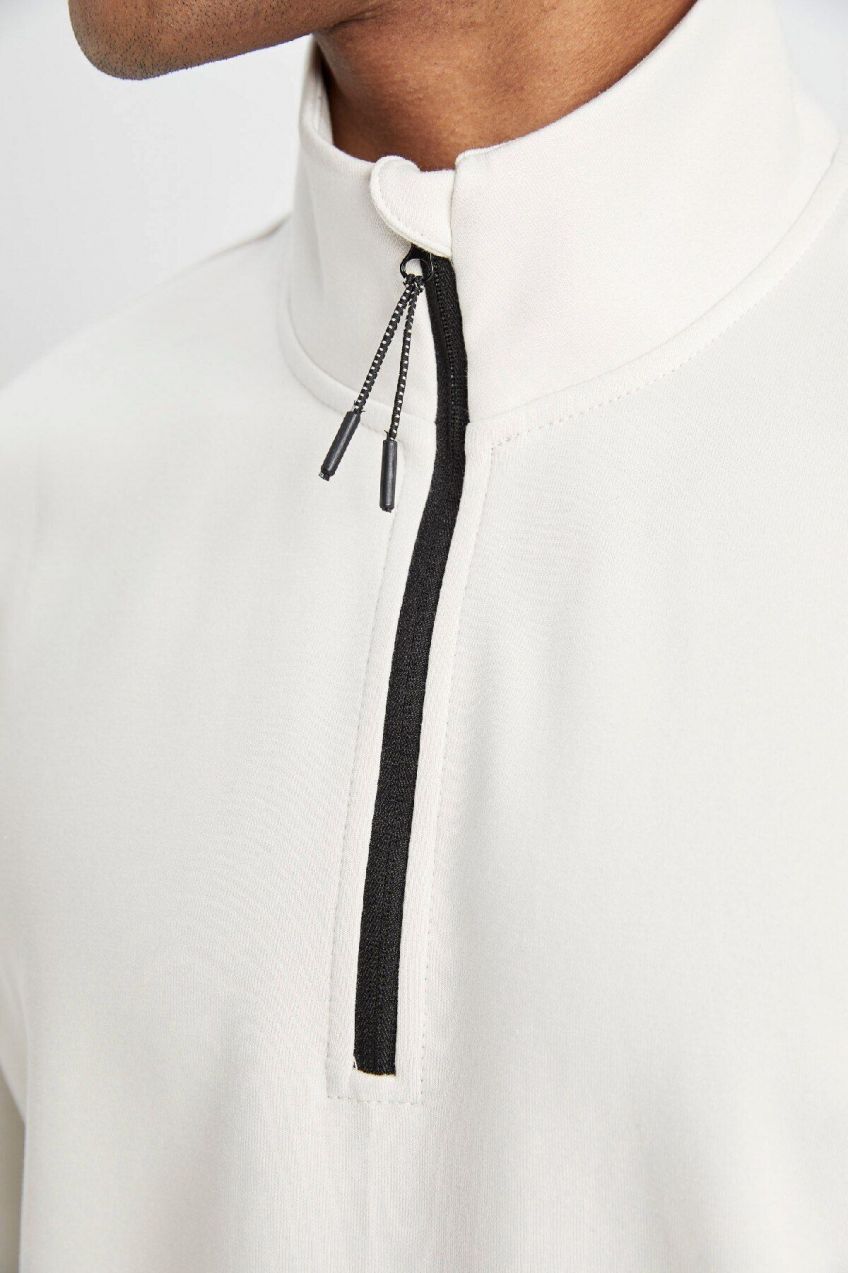 DeFactoFit Standard Fit Stand Collar Sports Sweatshirt
