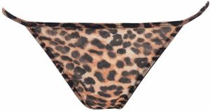 DEFACTO Fall in Love Leopard Patterned Tulle Slip Panties