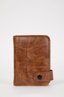 DEFACTO Men's Faux Leather Wallet