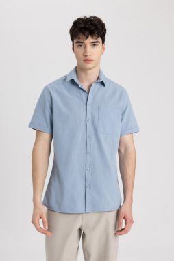 DEFACTO Slim Fit Short Sleeve Shirt
