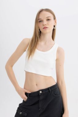 DEFACTO Cool Fitted Ribbed Camisole Athlete