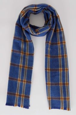 DEFACTO Men's Plaid Patterned Scarf