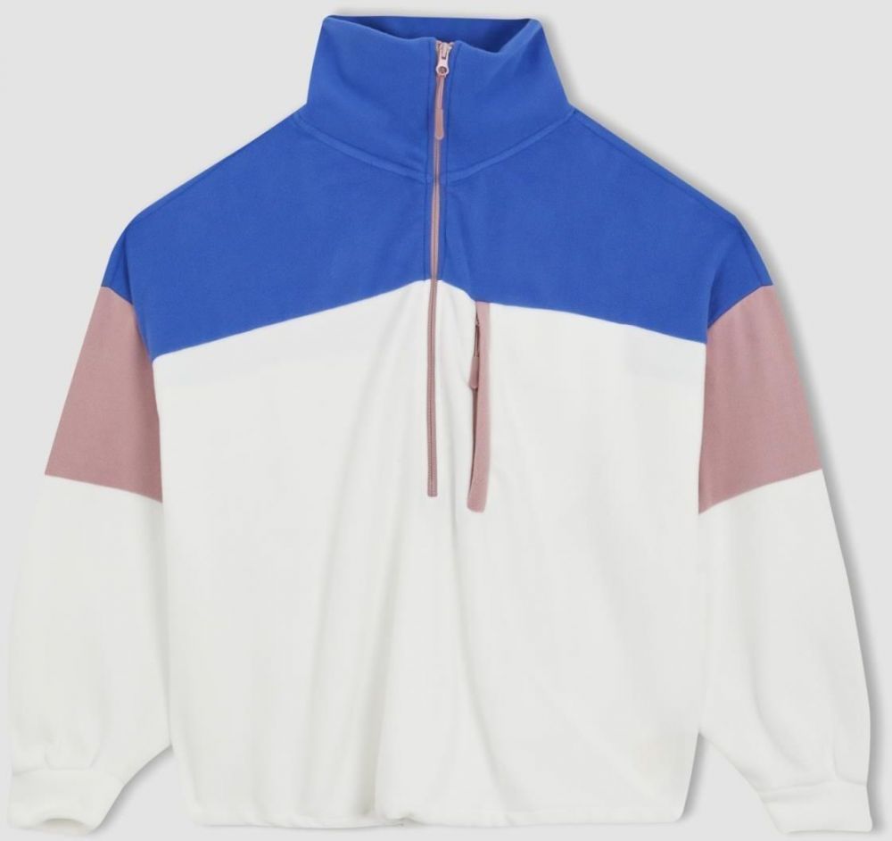 DEFACTO Fit Standard Fit Fleece Sweatshirt