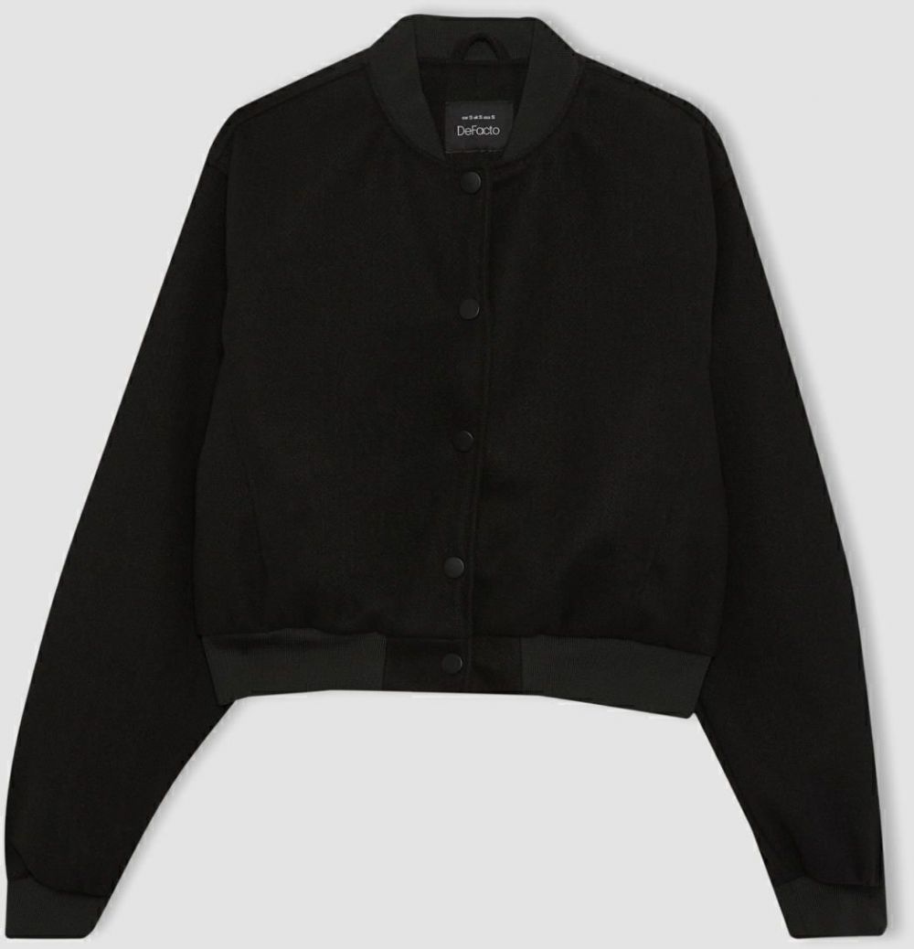 DEFACTO Bomber Crew Neck Stitch Jacket C0190ax23au