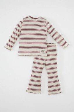 DEFACTO Baby Girl Striped Corduroy Camisole 2-Piece Set