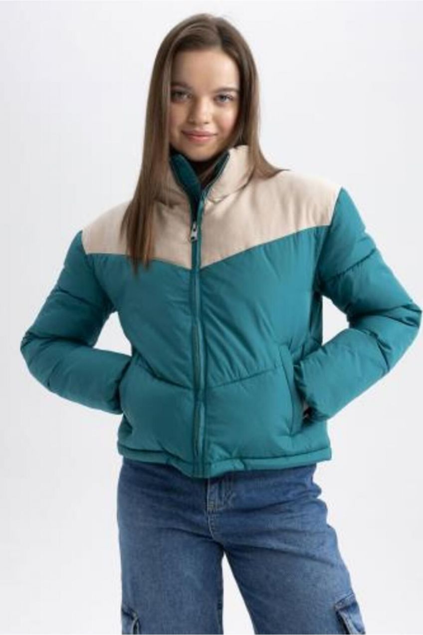 DEFACTO Waterproof Color Blocked Jacket