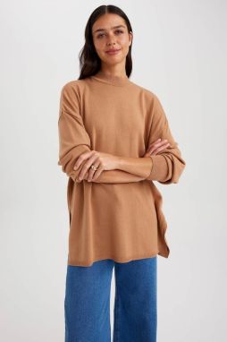 DEFACTO Relax Fit Half Turtleneck Tunic