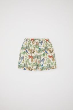 DEFACTO Baby Boy Nature Printed Swim Shorts