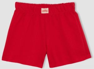 DEFACTO Girl's Woven Labeled Shorts
