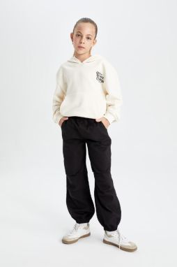 DEFACTO Girl's Parachute Cotton Trousers