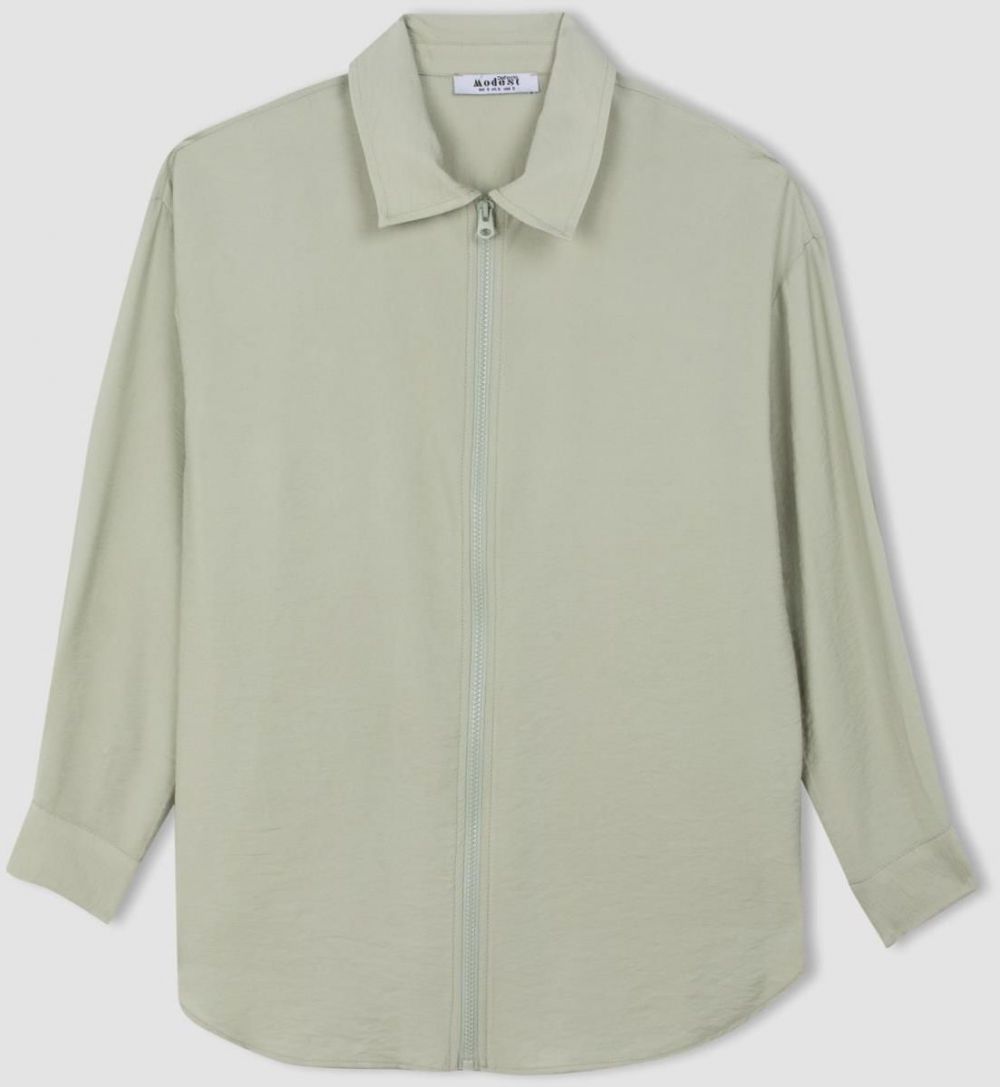 DEFACTO Relax Fit Long Sleeve Shirt Tunic