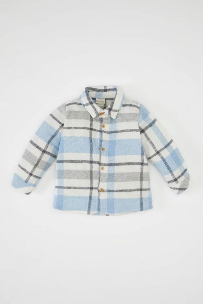 DEFACTO Baby Boy Flannel Long Sleeve Shirt
