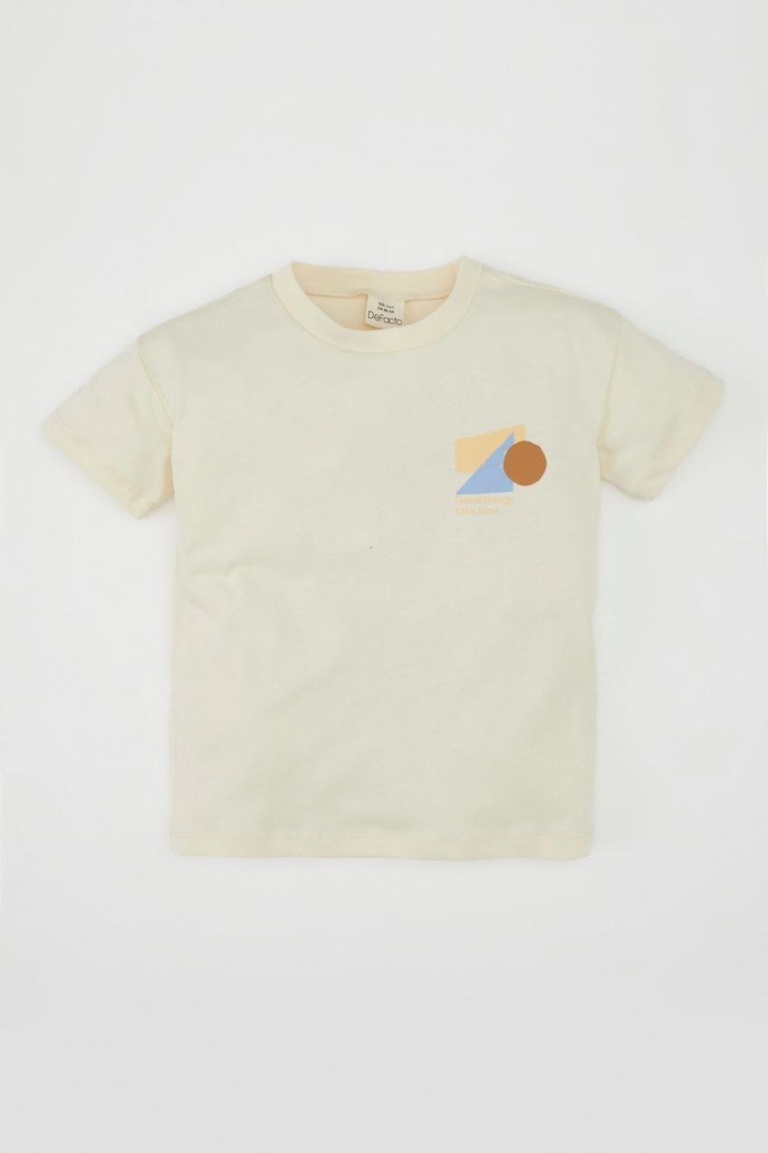 DEFACTO Baby Boy Printed Short Sleeve T-Shirt