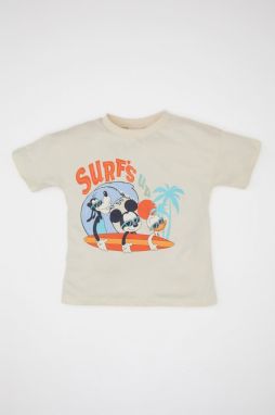 DEFACTO Baby Boy Disney Mickey & Minnie Short Sleeve T-Shirt